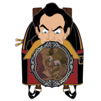 Disney Villains - Gaston Scene Lenticular & Glow in the Dark 10” Faux Leather Mini Backpack