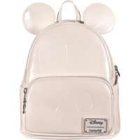 Disney - Mickey Pearl 10 Inch Faux Leather Mini Backpack