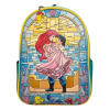 Disney Princess - Little Mermaid Stain Glass 12 Inch Faux Leather Mini Backpack