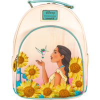 Pocahontas - Sunflower 12 Inch Faux Leather Mini Backpack