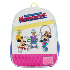 Disney - Mousercise 12 Inch Faux Leather Mini Backpack
