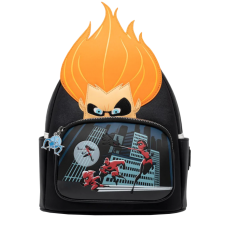 The Incredibles - Syndrome Scene 10 Inch Faux Leather Mini Backpack