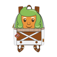 Willy Wonka and the Chocolate Factory - Oompa Loompa Cosplay 10” Faux Leather Mini Backpack