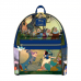 Snow White and the Seven Dwarfs (1937) - Scenes 10 Inch Faux Leather Mini Backpack