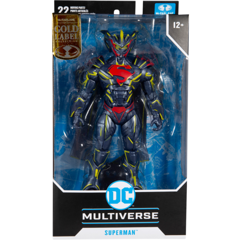 Superman: Unchained - Superman Energised Armour DC Multiverse Gold Label 7” Scale Action Figure