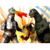 Godzilla vs. Mechagodzilla (1974) - Godzilla, Mechagodzilla and King Caesar 4.5 Inch Action Figure 3-Pack