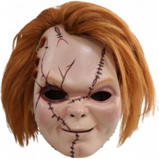 Curse of Chucky - Chucky Scarred Plastic Mask with Hair