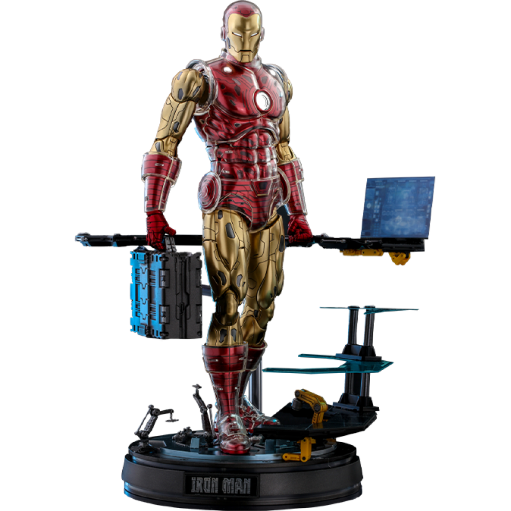 Iron Man - Iron Man The Origins Collection Deluxe 1/6th Scale Die-Cast Hot Toys Action Figure