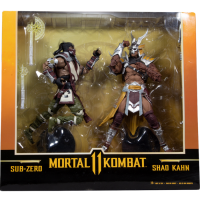 Mortal Kombat 11 - Sub-Zero vs. Shao Khan 7 Inch Scale Action Figure 2-Pack
