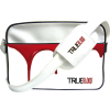 True Blood - Retro Messenger/Laptop Bag Blood Drips (White)
