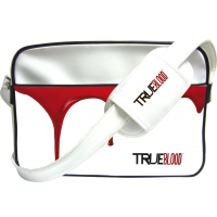 True Blood - Retro Messenger/Laptop Bag Blood Drips (White)