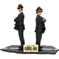 The Blues Brothers - Jake and Elwood 7 Inch PVC Statue 2-Pack