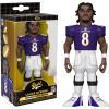 NFL Football - Lamar Jackson Baltimore Ravens 5 Inch Gold Premium Vinyl Figure