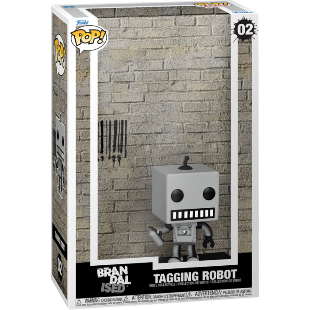 Brandalised - Tagging Robot by Banksy Pop! Art Cover Vinyl Figure