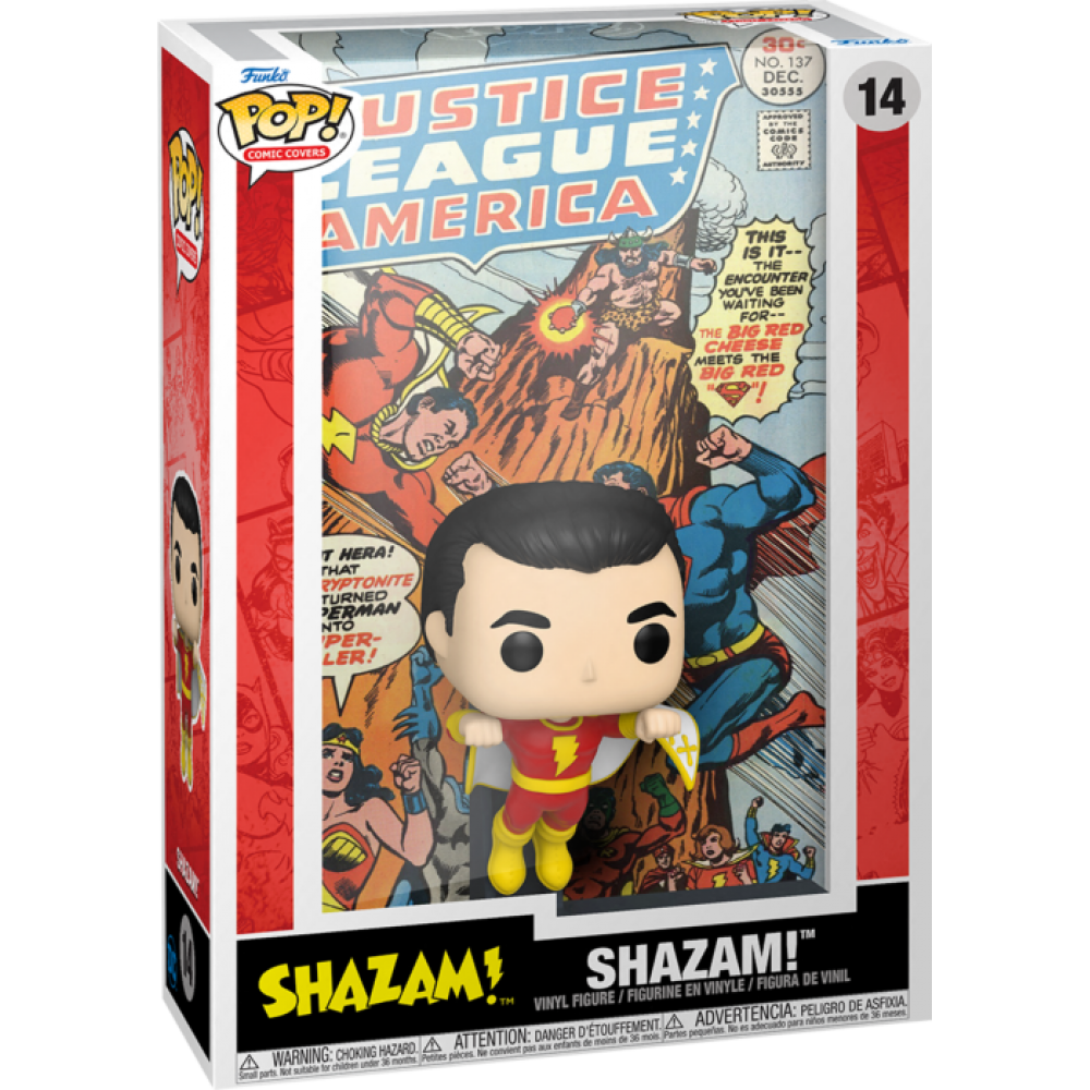 Shazam! - Justice League of America Vol. 1 Issue #137 Pop! Comic Covers Vinyl Figure