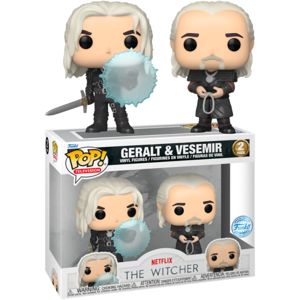 The Witcher (2019) - Geralt & Vesemir Pop! Vinyl Figure 2-Pack