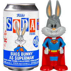 Looney Tunes - Bugs Bunny As Superman SODA Vinyl Figure in Collector Can (2023 Wondrous Convention Exclusive)