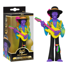 Jimi Hendrix - Jimi Hendrix Blacklight 5” Gold Premium Vinyl Figure