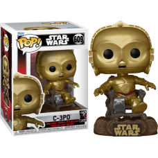 Star Wars Episode VI: Return of the Jedi - C-3PO on Ewok Throne 40th Anniversary Pop! Vinyl Figure