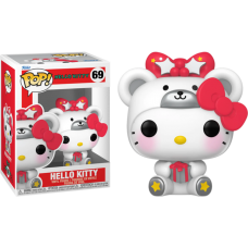 Hello Kitty - Hello Kitty as Polar Bear Metallic Pop! Vinyl Figure