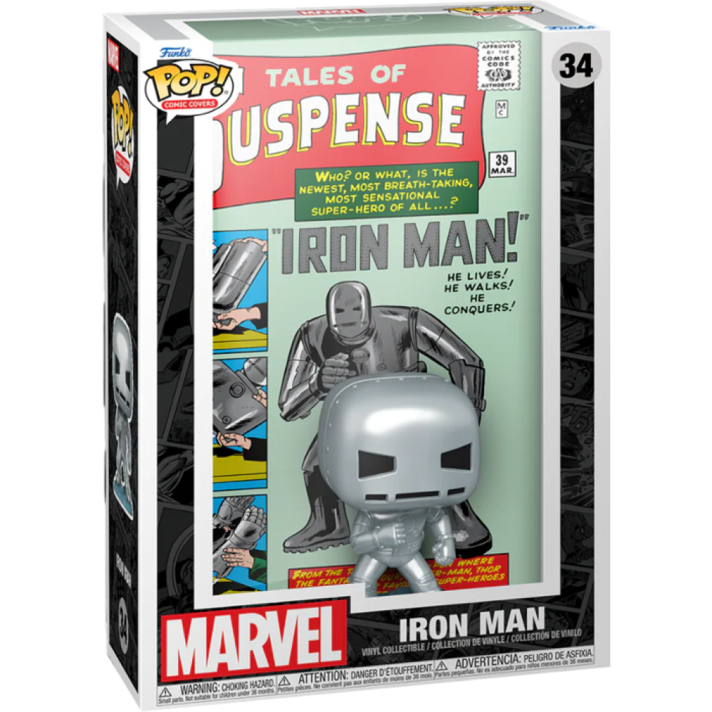 Marvel - Tales of Suspense #39 Iron Man Pop! Comic Covers Vinyl Figure