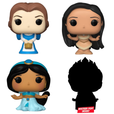 Disney Princess - Belle, Pocahontas, Jasmine & Mystery Bitty Pop! Vinyl Figure 4-Pack