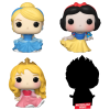 Disney Princess - Cinderella, Snow White, Aurora & Mystery Bitty Pop! Vinyl Figure 4-Pack