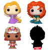 Disney Princess - Rapunzel, Merida, Moana & Mystery Bitty Pop! Vinyl Figure 4-Pack