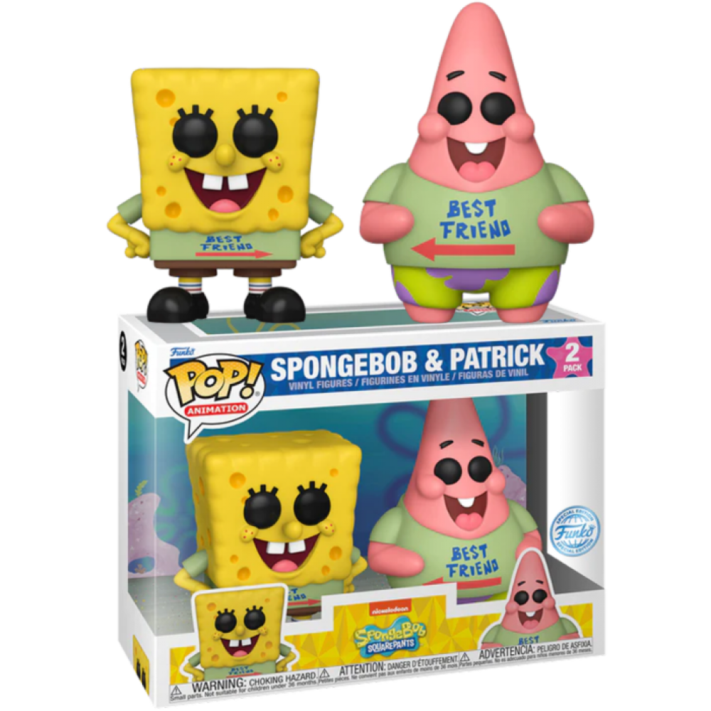SpongeBob Squarepants - Best Friends Pop! Vinyl Figure 2-Pack
