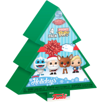 Rudolph the Red-Nosed Reindeer - Christmas Tree Holiday Box Pocket Pop! Vinyl 4-Pack