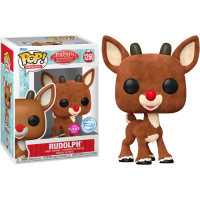 Rudolph the Red-Nosed Reindeer - Rudolph Flocked Pop! Vinyl Figure