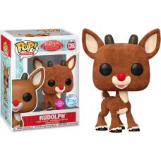 Rudolph the Red-Nosed Reindeer - Rudolph Flocked Pop! Vinyl Figure
