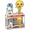Star Wars - Retro Reimagined R2-D2 & C-3PO Disney 100th Pop! Vinyl 2-Pack