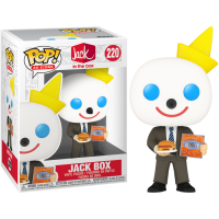 Ad Icons: Jack in the Box - Jack Box with Burger Pop! Vinyl Figure