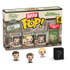 Parks & Recreation - Ron Swanson, Leslie Knope, Andy Dwyer & Mystery Bitty Pop! Vinyl Figure 4-Pack