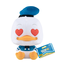 Donald Duck: 90th Anniversary - Donald Duck (Heart Eyes) 7 Inch Pop! Plush