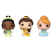 Disney Princess - Tiana, Belle & Cinderella Pocket Pop! 3-Pack
