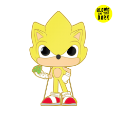 Sonic the Hedgehog - Super Sonic Glow Enamel Pop! Pin
