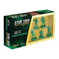 Star Trek - Away Missions "Battle of Wolf 359" Miniatures Board Game [Sela Expansion]