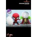 Spider-Man: Far From Home - Spider-Man & Mysterio Cosbaby 3.75” Hot Toys Bobble-Head Figure 2-Pack