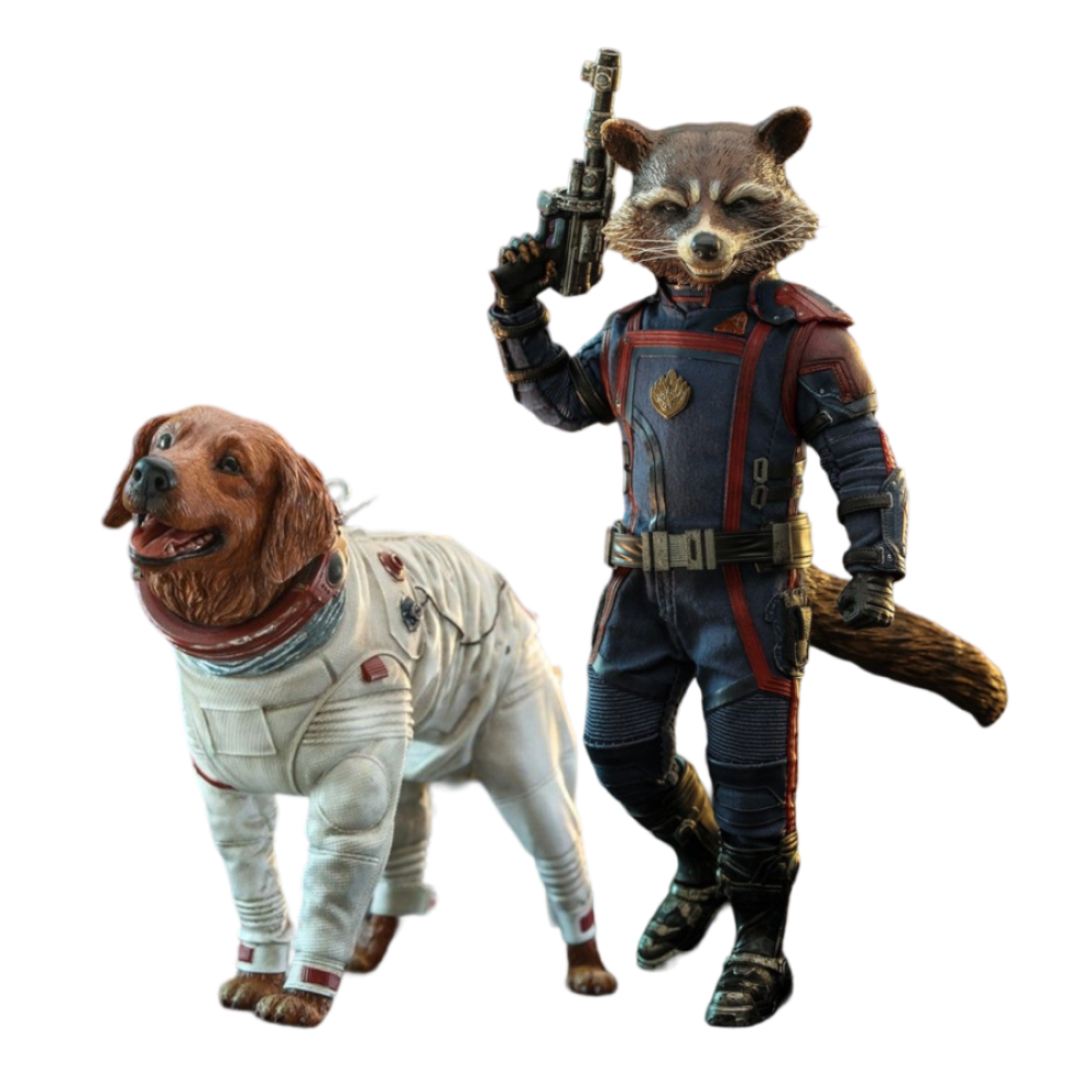 Guardians of The Galaxy Vol 3 Rocket and Cosmo 1:6 Scale
