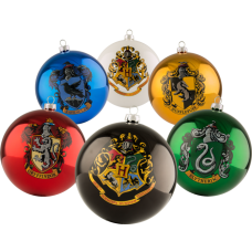 Harry Potter - House Crest Christmas Baubles Set