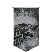 Game of Thrones - Stark Winter is Coming Satin Banner