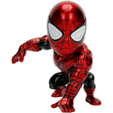 Spider-Man - Spider-Man in Red & Black 4 inch Metals Die-Cast Action Figure