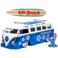 Lilo & Stitch - Stitch with Volkswagen Bus 1/24th Scale Die-Cast Vehicle Replica