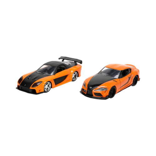 Fast & Furious - Han's Mazda RX-7 & Toyota GR S 1:32 Scale 2-Pack