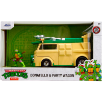 Teenage Mutant Ninja Turtles (1987) - Donatello & Party Wagon Hollywood Rides 1/24th Scale Die-Cast Vehicle Replica