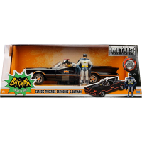 Batman (1966) - Batman and Robin with Batmobile Hollywood Rides 1/24th Scale Die-Cast Vehicle Replica