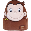 Curious George - George Plush Cosplay 10 inch Faux Leather Mini Backpack