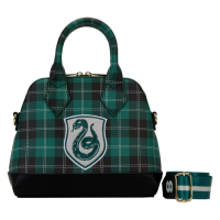 Harry Potter - Slytherin Varsity Plaid 8 inch Faux Leather Crossbody Bag